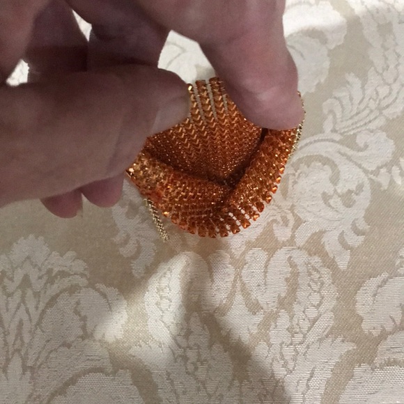 Betsey Johnson Tiny Pumpkin Bag Necklace - Picture 9 of 11